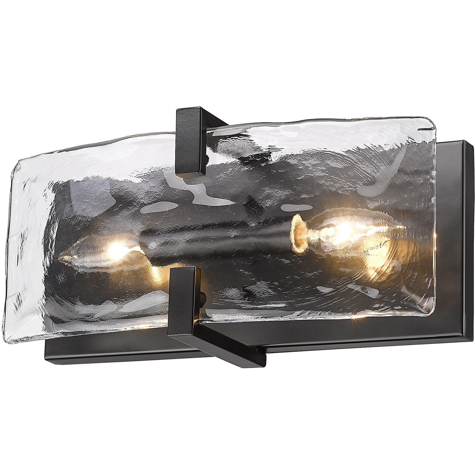 Aenon 2 Light 6.25 inch Matte Black Wall Sconce Wall Light