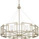 Marco 35.38 inch 60.00 watt White Gold Chandelier Ceiling Light, Large