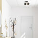 Crawford 1 Light 11.75 inch Matte Black Flush Mount Ceiling Light