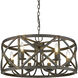 Alcott 26.13 inch 60.00 watt Antique Black Iron Chandelier Ceiling Light