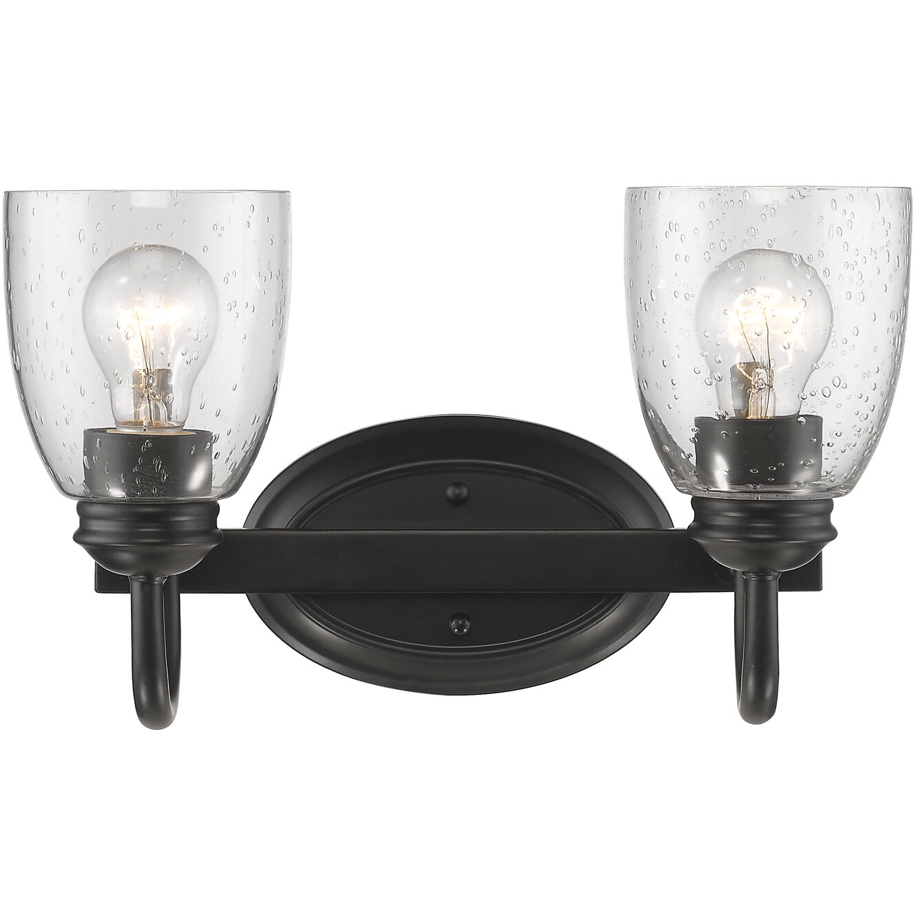 Parrish Vanity Wall Light in Matte Black