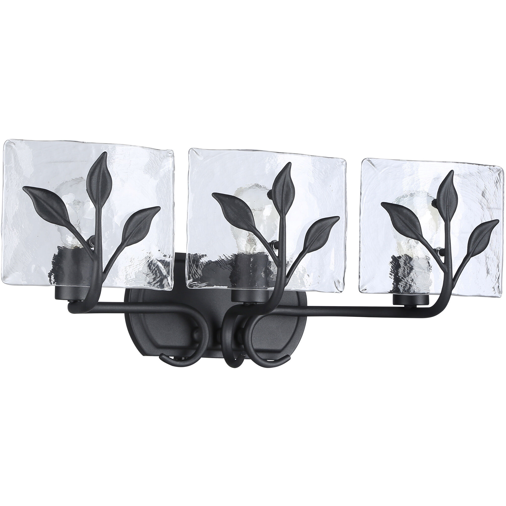 Calla Vanity Wall Light in Natural Black