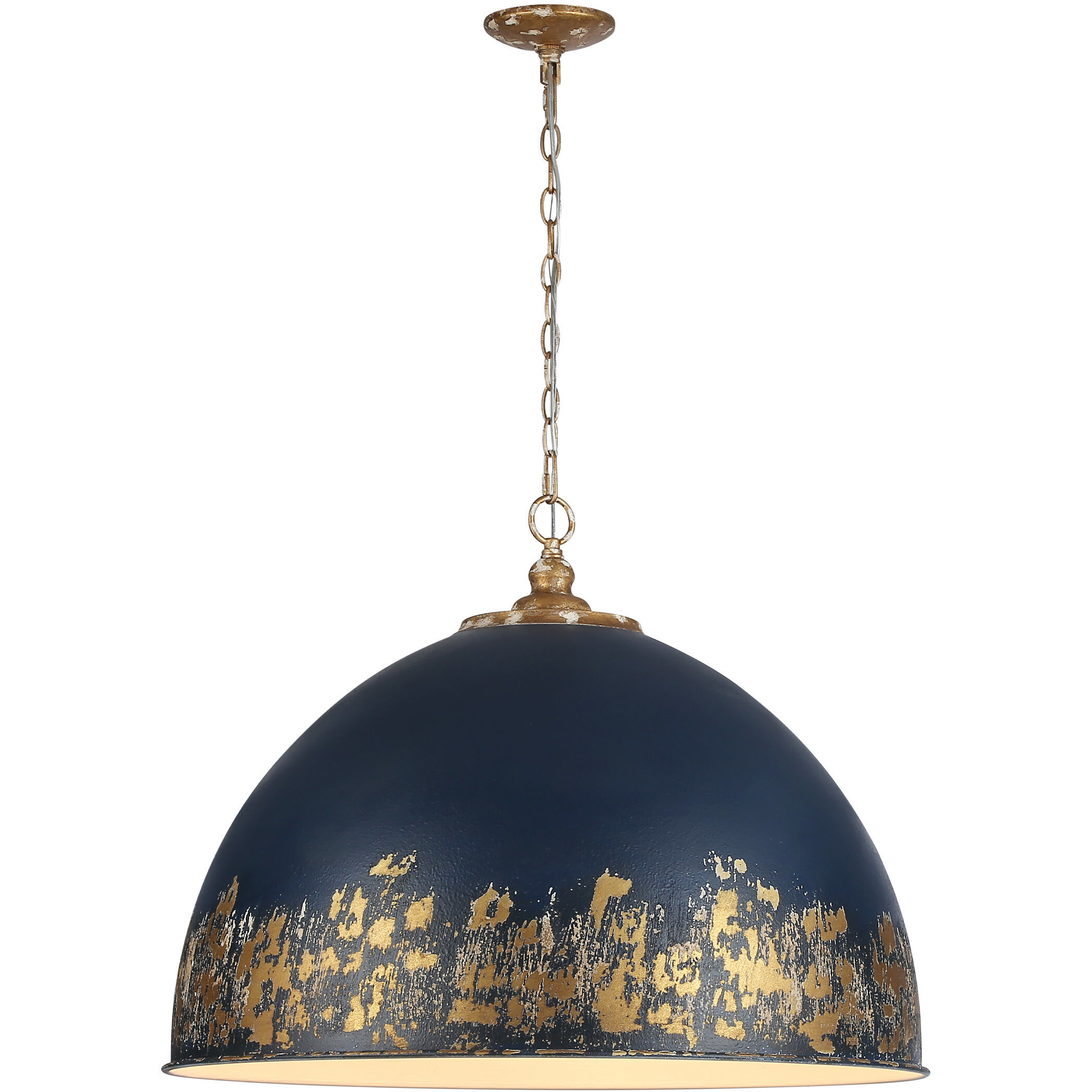 Alison Pendant Ceiling Light in Antique Matte Navy
