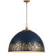 Alison Pendant Ceiling Light in Antique Matte Navy