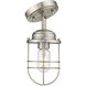 Seaport 1 Light 4.63 inch Pewter Semi-Flush Mount Ceiling Light