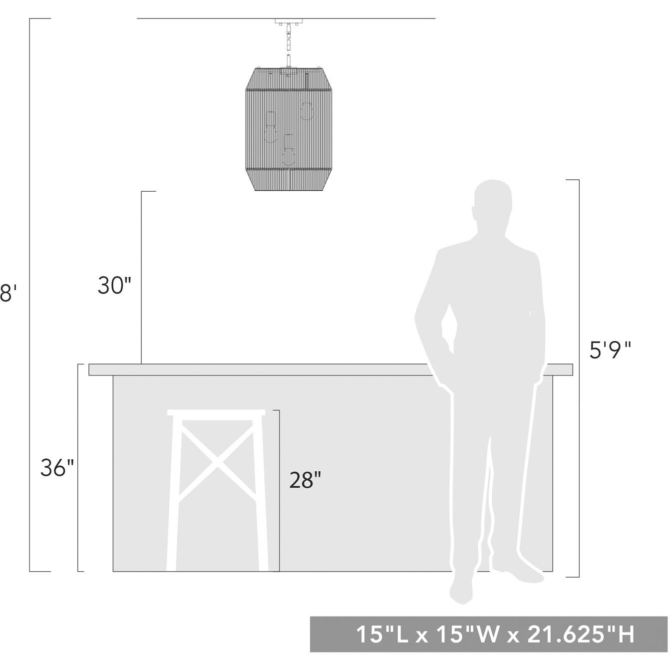 Marlee 3 Light 15 inch Matte Black Pendant Ceiling Light