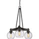 Galveston 24.25 inch 60.00 watt Rubbed Bronze Chandelier Ceiling Light, Mini
