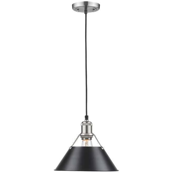 Yep Orwell Pendant Ceiling Light in Pewter, Matte Black, Medium