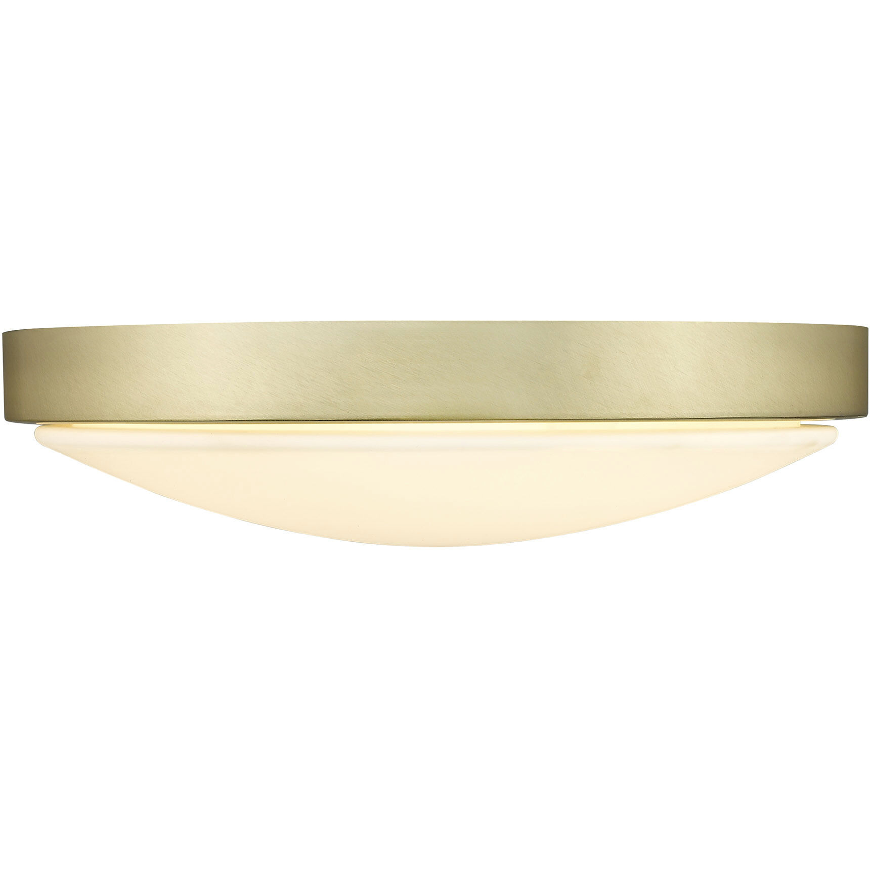 Gabi LED 12.25 inch Brushed Champagne Brass Flush Mount Ceiling Light