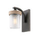 Chatham 1 Light 8 inch Gunmetal Bronze Bath Vanity Wall Light 