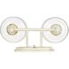 Keating 2 Light 15 inch Antique Ivory Vanity Light Wall Light