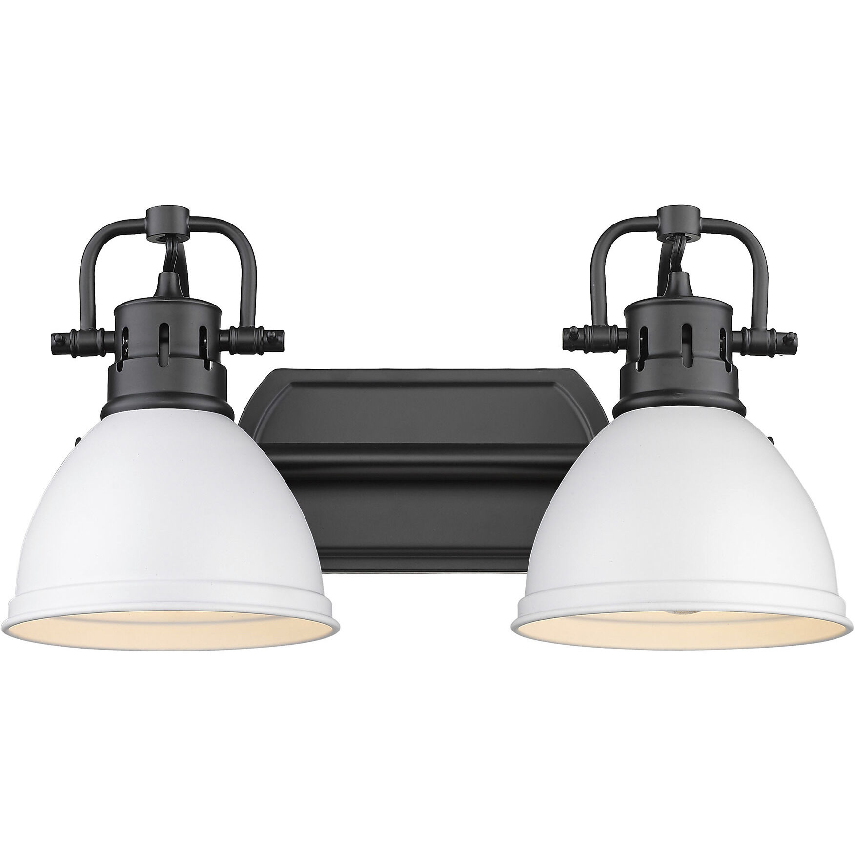 Yep Duncan Vanity Wall Light in Matte Black, Matte White