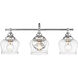 Daphne 3 Light 24 inch Chrome Bath Vanity Light Wall Light