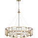 Marco 8 Light 35.38 inch Brushed Champagne Bronze Chandelier Ceiling Light
