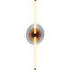 Colorella Wall Sconce Wall Light in Hammered Blue, Orange