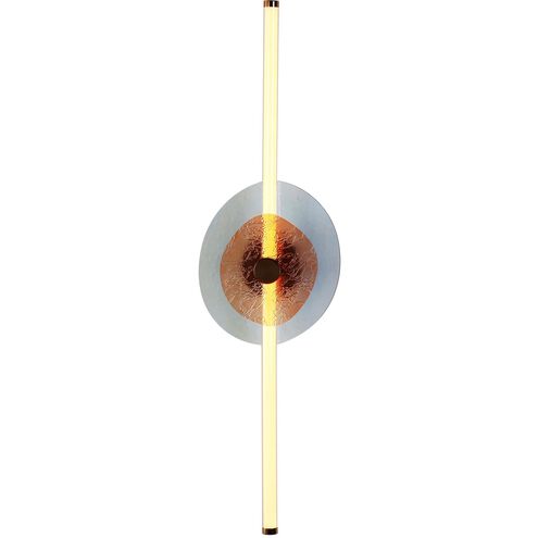Colorella Wall Sconce Wall Light in Hammered Blue, Orange