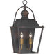 Christoff 2 Light 11.5 inch Antique Black Iron Wall Sconce Wall Light