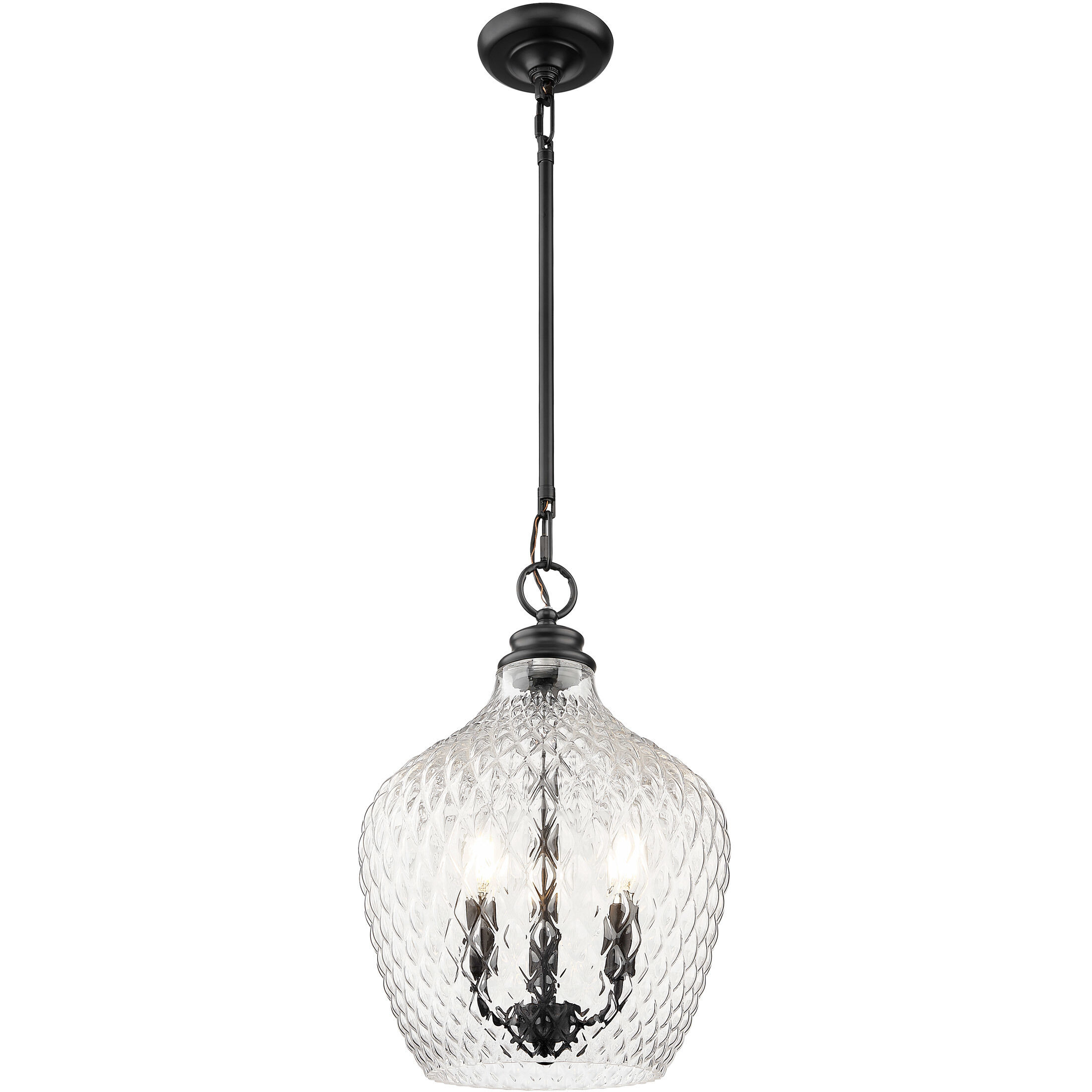 Adeline Pendant Ceiling Light in Matte Black