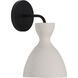 Aethera LED 8.63 inch White Sandstone Cement Outdoor Wall Sconce