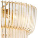 Ziva Shahi 37.38 inch 5.00 watt Titanium Gold Chandelier Ceiling Light, 4 Tier