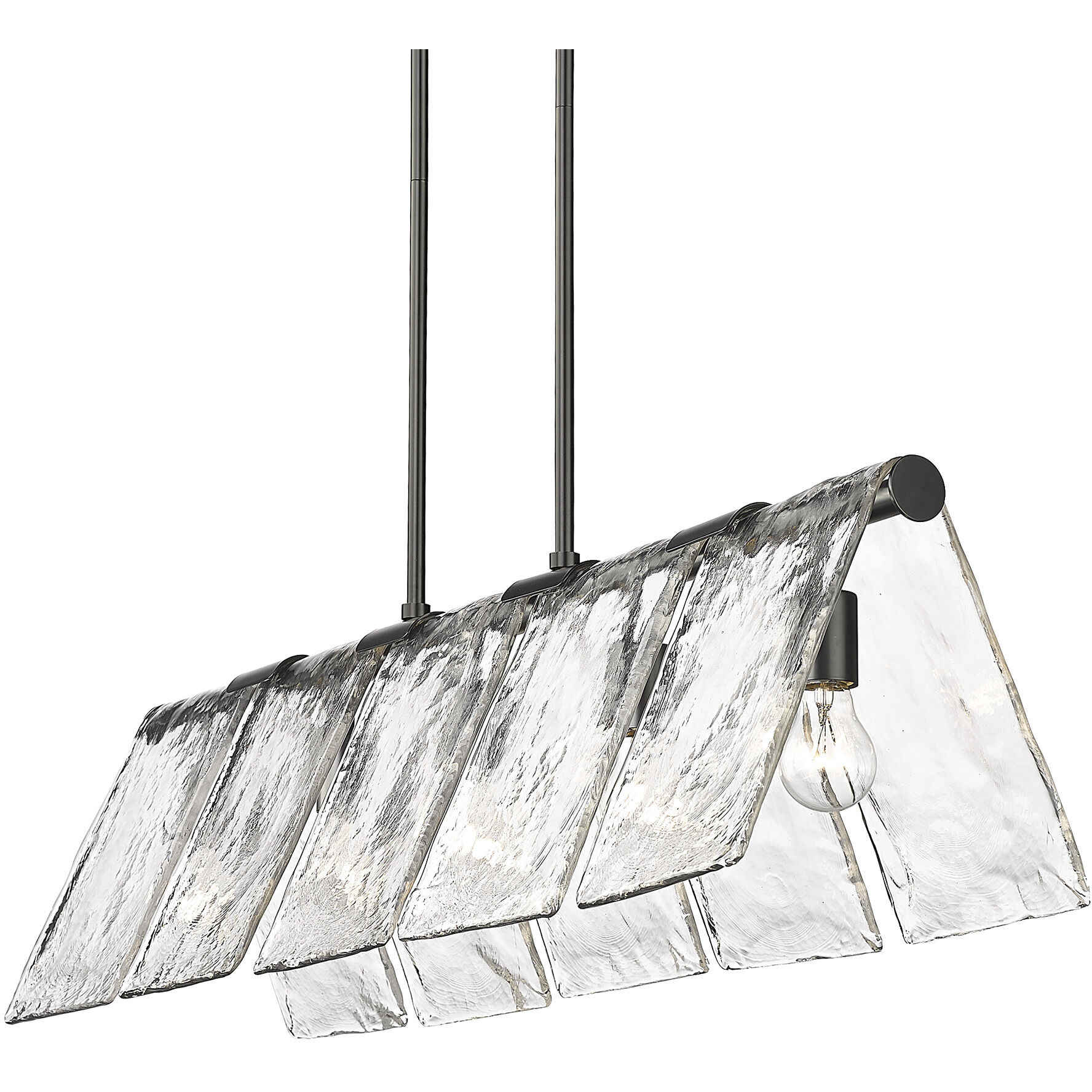 Serenity Island Light Ceiling Light in Matte Black