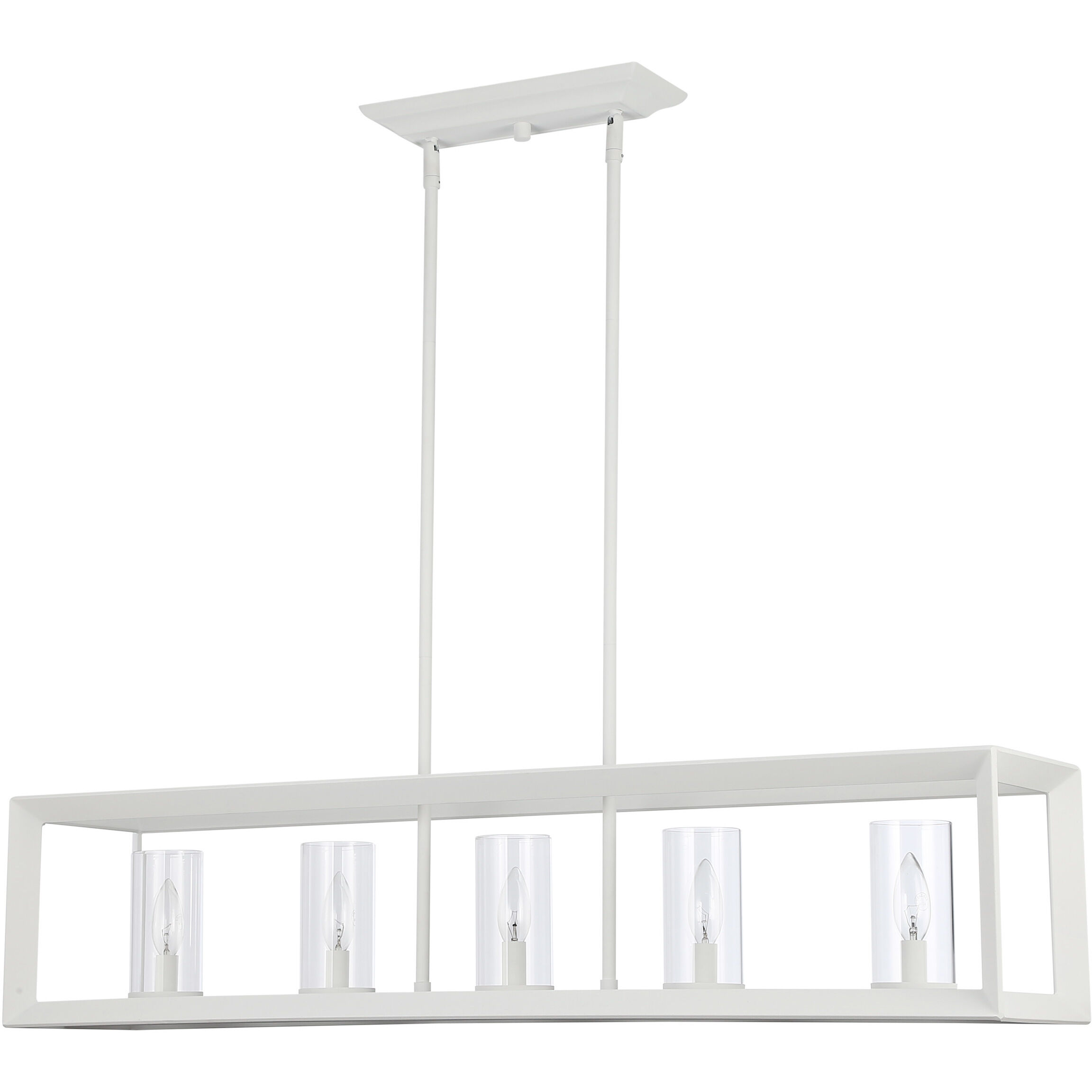 Smyth Island Light Ceiling Light in Clear Glass, Natural White