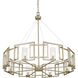 Marco 35.38 inch 60.00 watt White Gold Chandelier Ceiling Light, Large