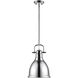 Yep Duncan Pendant Ceiling Light in Pewter, Small