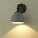 Yep Zoey 1 Light 6.38 inch Matte Black Wall Sconce Wall Light in Matte Gray