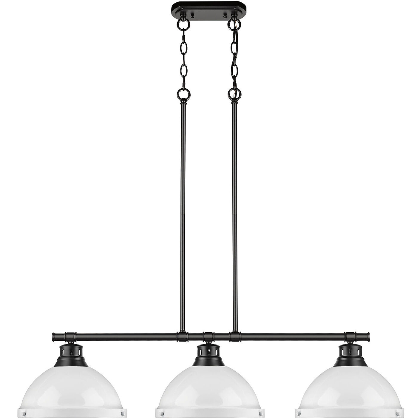 Yep Duncan Island Light Ceiling Light in Matte Black, White