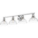 Carver 4 Light 36 inch Chrome Bath Vanity Light Wall Light