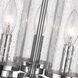 Mercer Pendant Ceiling Light in Matte Black/Chrome