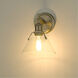 Orwell 1 Light 9 inch Brushed Champagne Bronze Bath Vanity Wall Light in Clear Glass