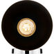 Zoey Wall Sconce Wall Light in Chrome, Matte Black