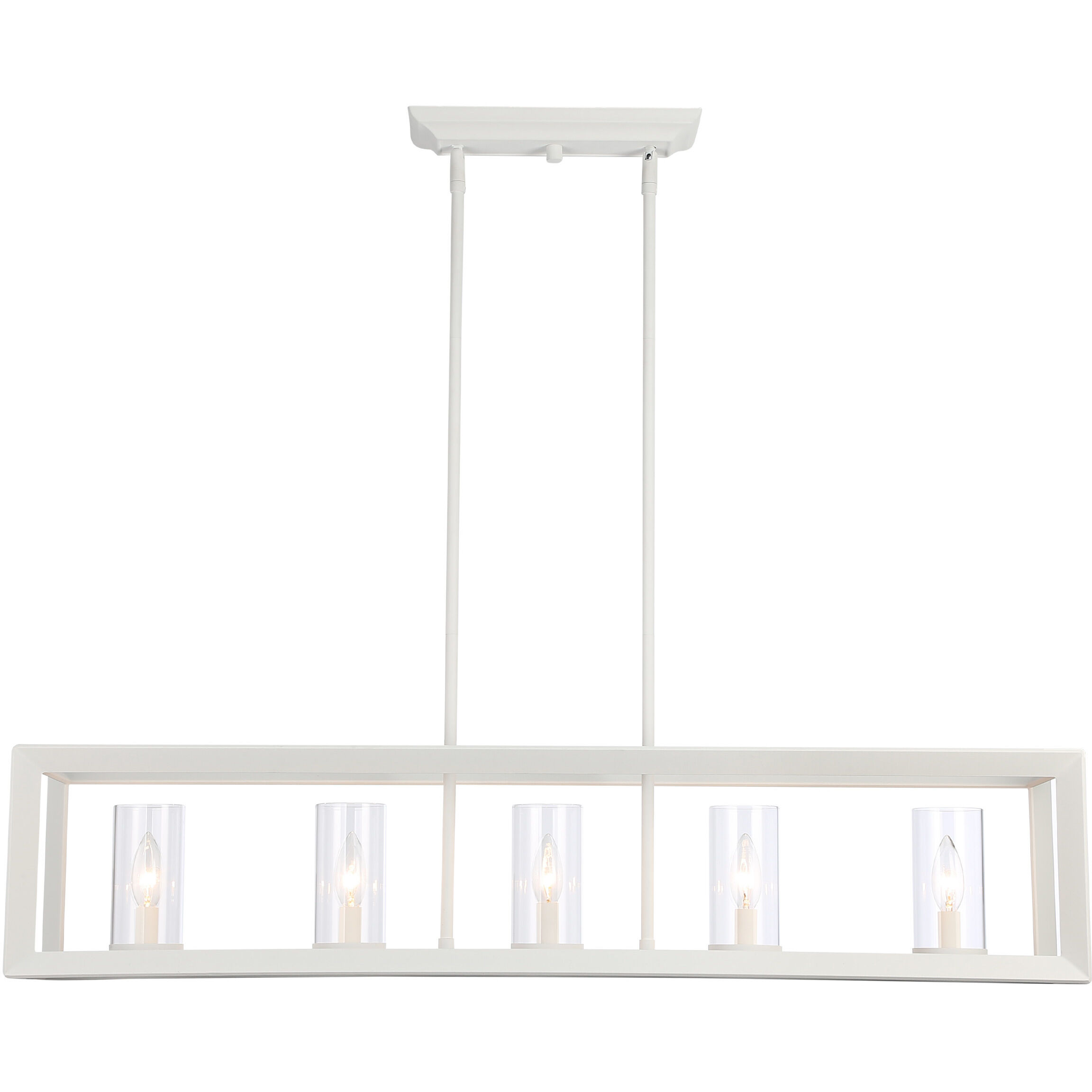 Smyth Island Light Ceiling Light in Clear Glass, Natural White