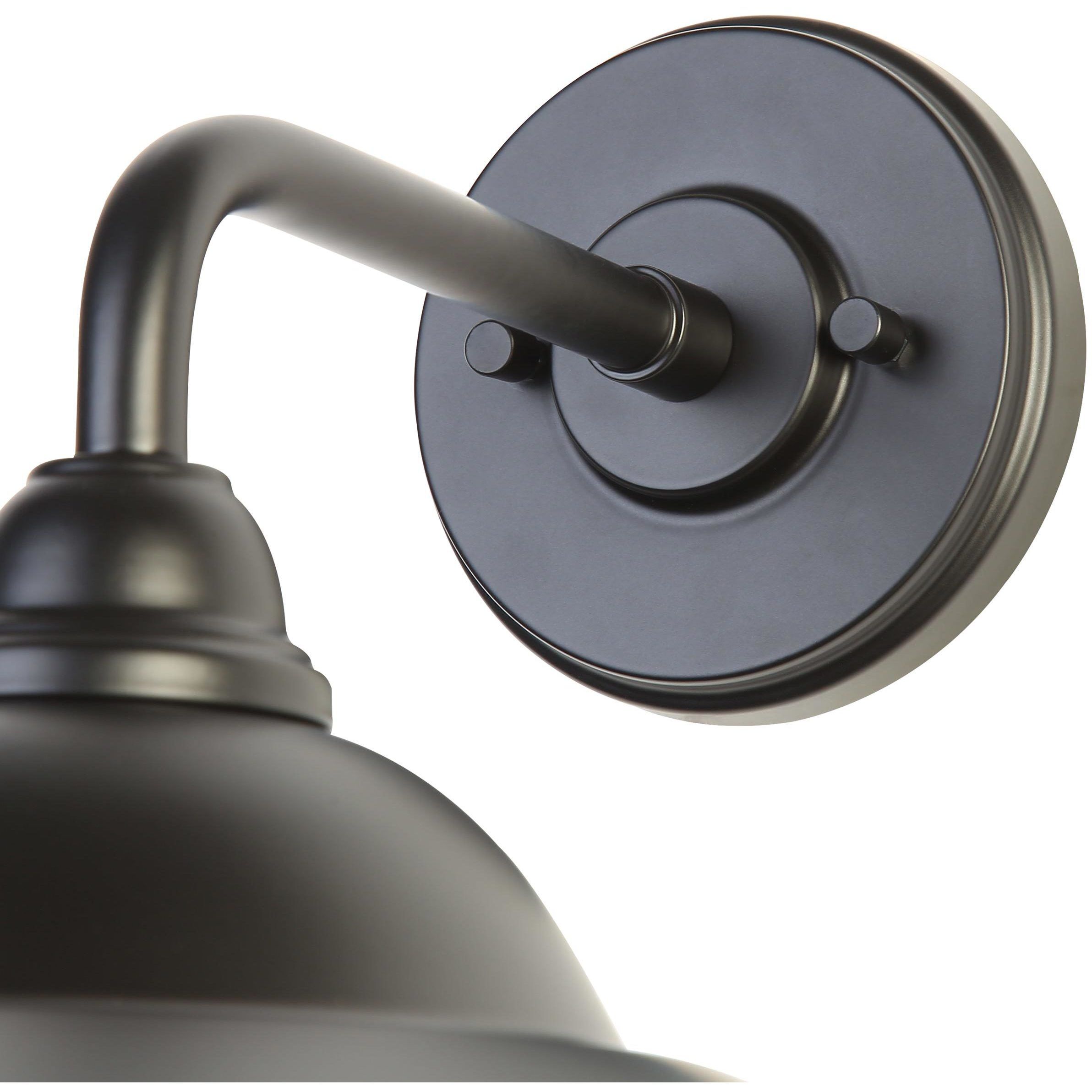 Yep Croma 1 Light 15.5 inch Matte Black Outdoor Wall in No Glass