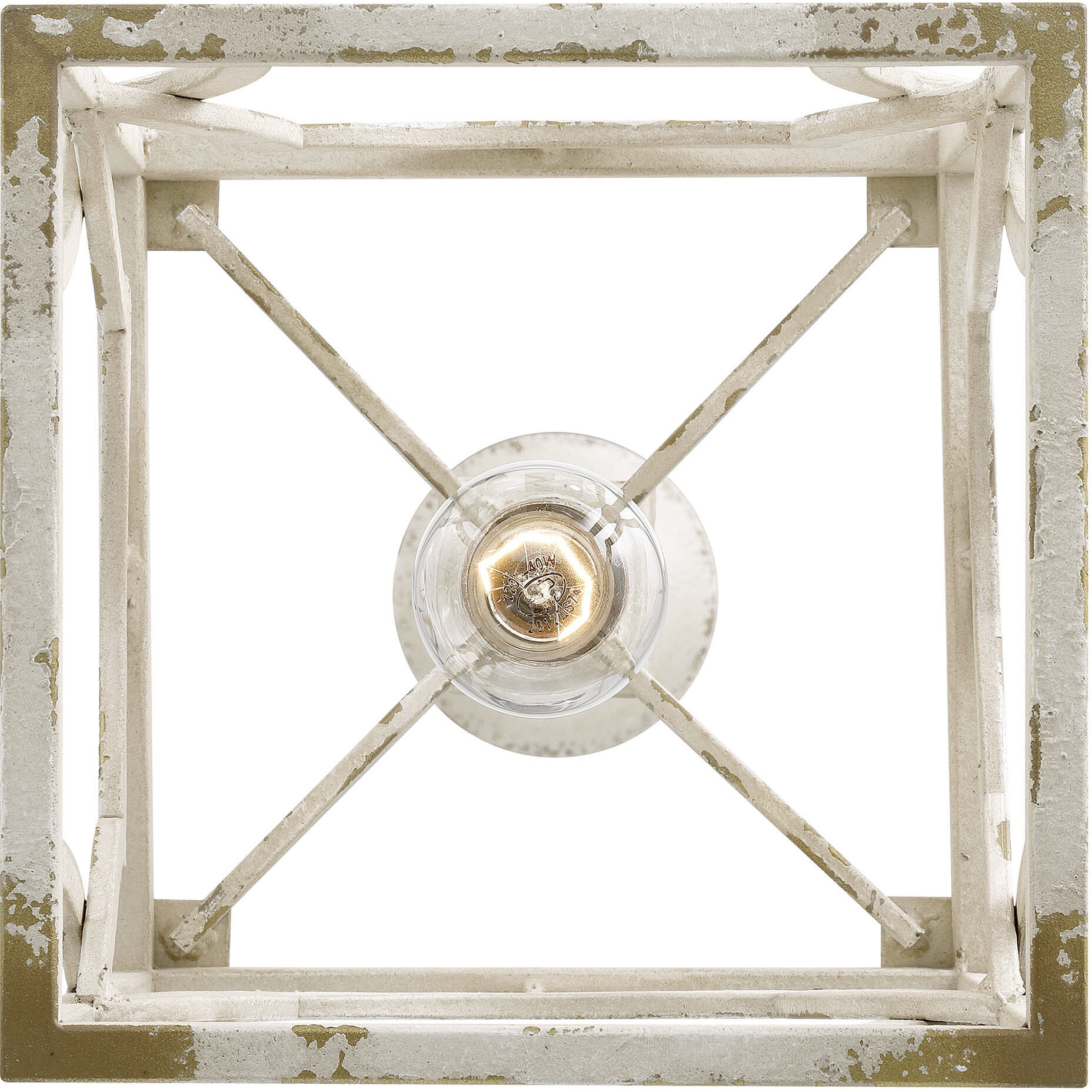 Laurent 1 Light 9 inch Antique Ivory Pendant Ceiling Light