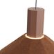 Faroe LED 13.13 inch Coffee/Black Pendant Ceiling Light