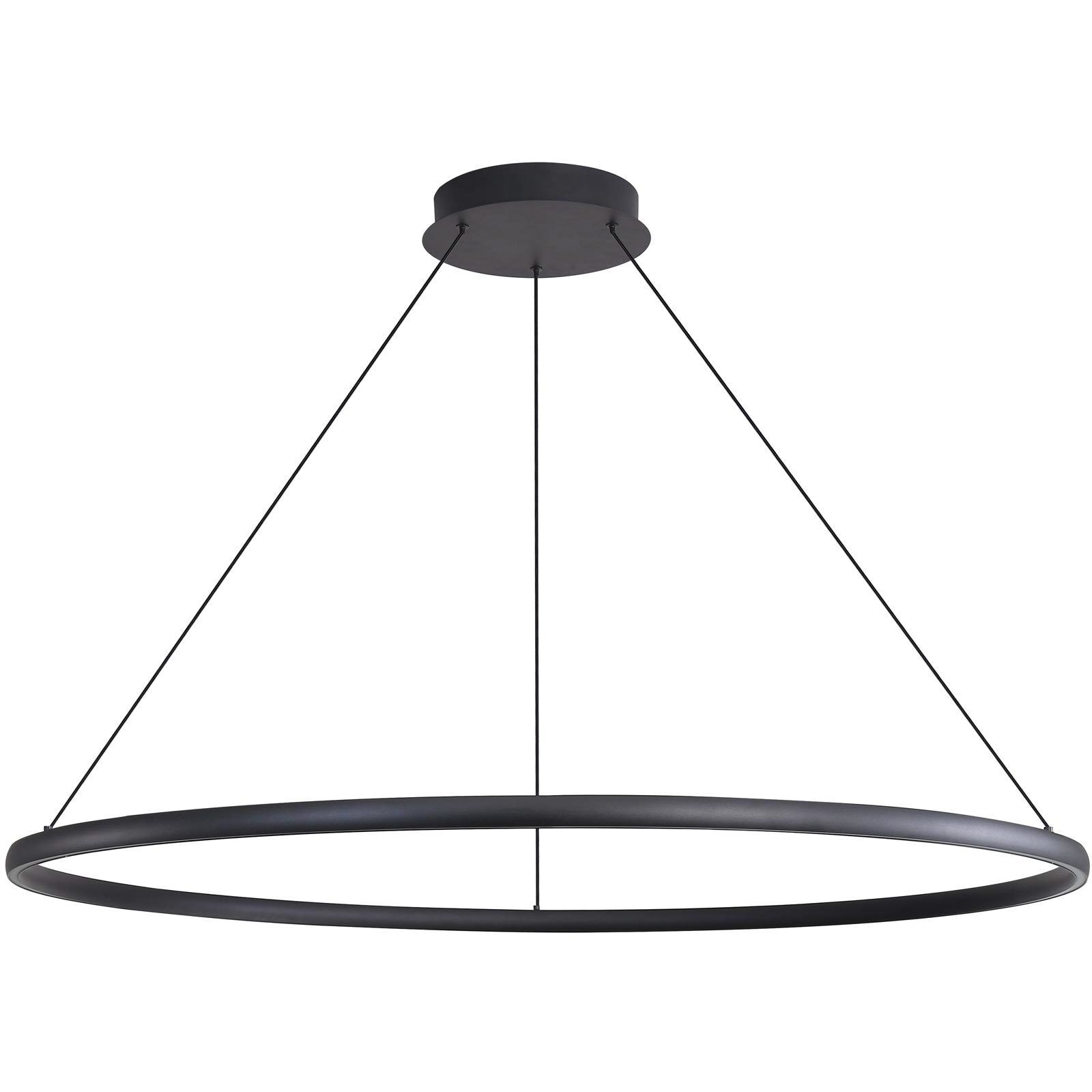 Veritas LED 47.25 inch Sand Black Chandelier Ceiling Light