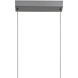 Luma Linear Pendant Ceiling Light in Graphite