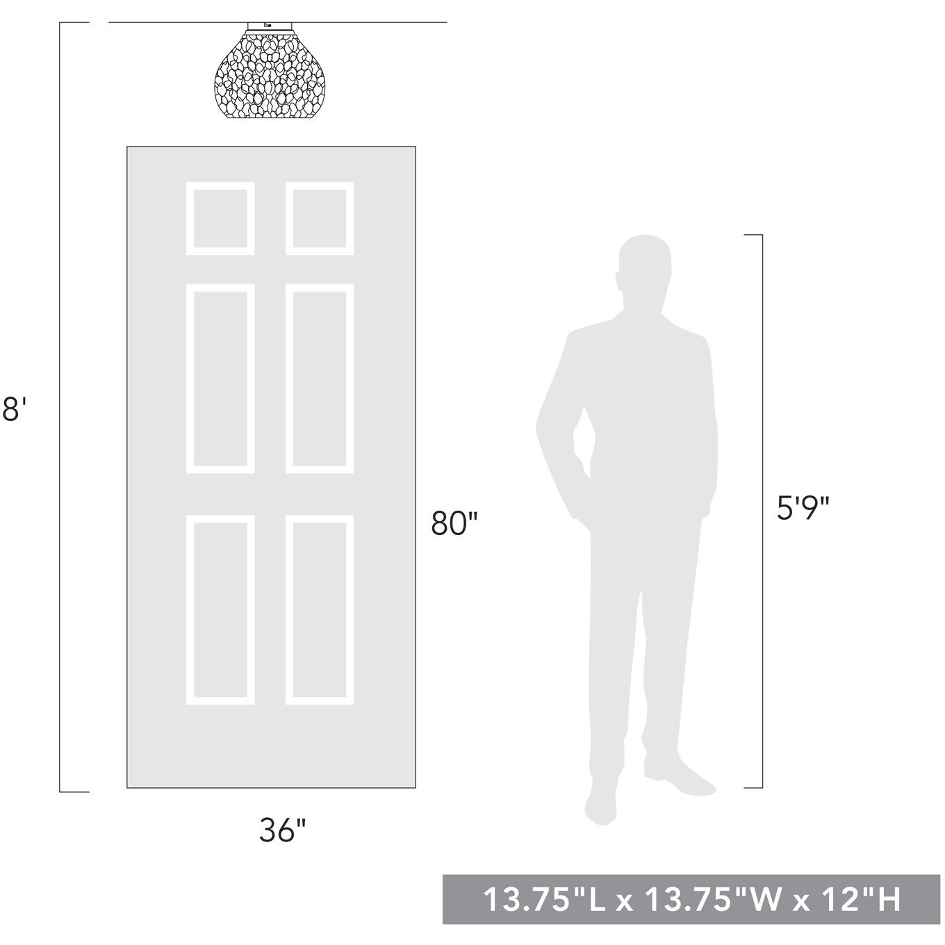 Ariella 3 Light 13.75 inch Brushed Champagne Brass Flush Mount Ceiling Light