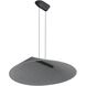 Faroe Pendant Ceiling Light in Flecked Black/Grey
