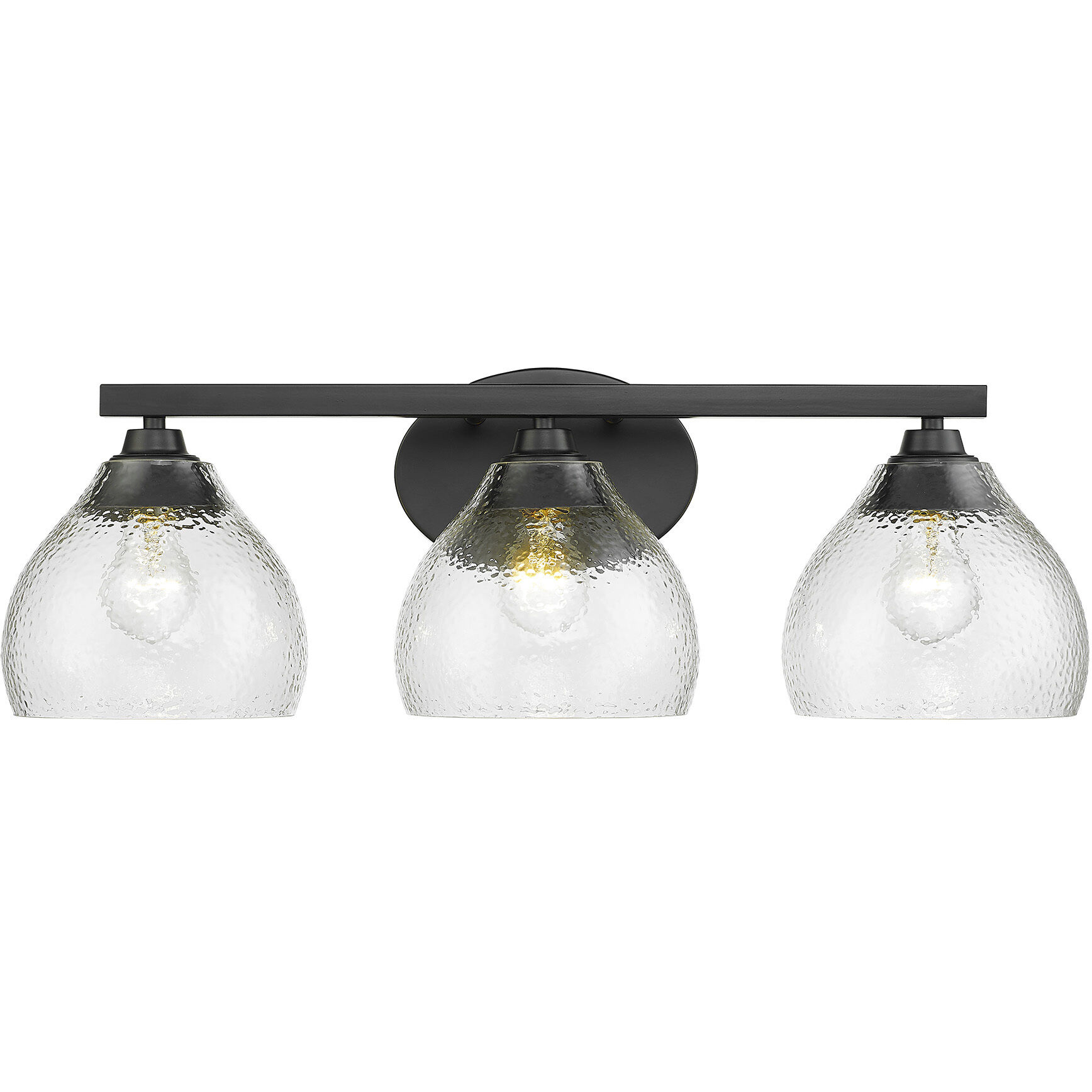 Ariella Vanity Wall Light in Matte Black