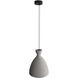 Aethera Pendant Ceiling Light in Grey Cement