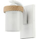 Chatham 1 Light 7.88 inch Natural White Bath Vanity Light Wall Light