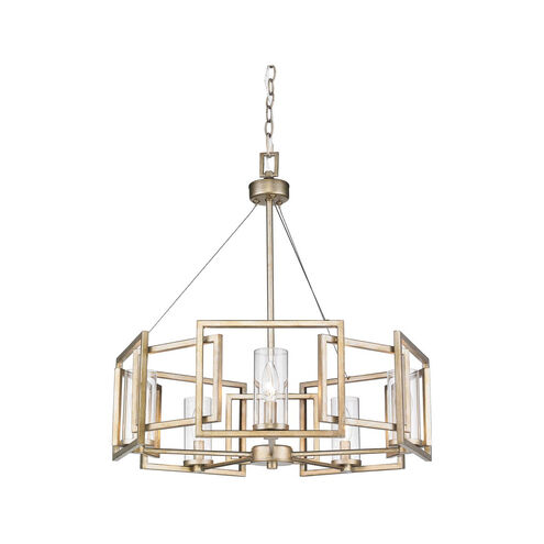 Marco 5 Light 25 inch White Gold Chandelier Ceiling Light