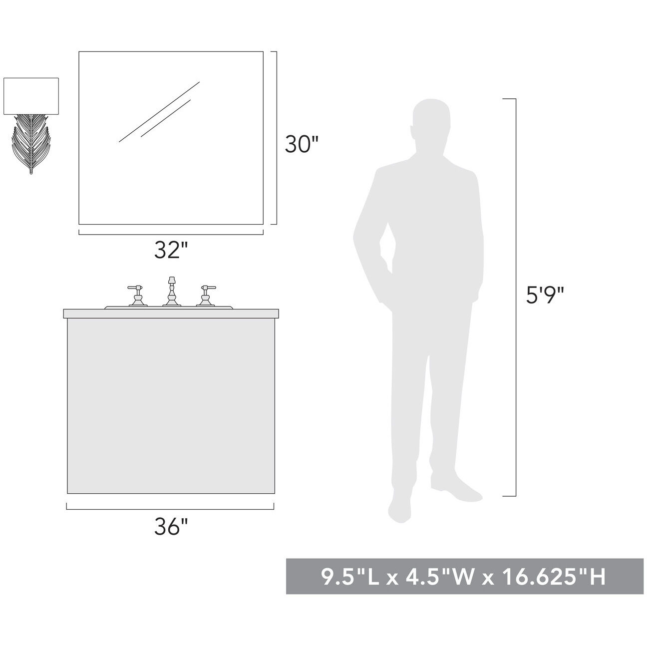 Cay 2 Light 9.5 inch Matte White Wall Sconce Wall Light