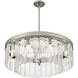 Ciara 9 Light 27 inch Peruvian Silver Chandelier Ceiling Light