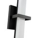 Elon Vanity Wall Light in Matte Black