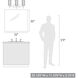 Winslett 3 Light 23 inch Matte Black Bath Vanity Wall Light